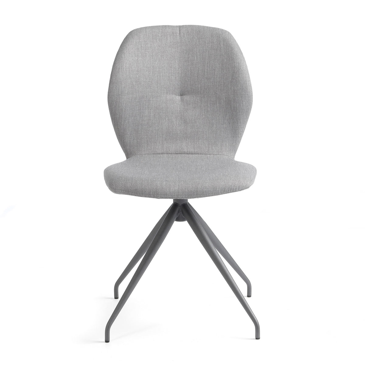 Stuhl MOOD mit Metallgestell und Stoffbezug