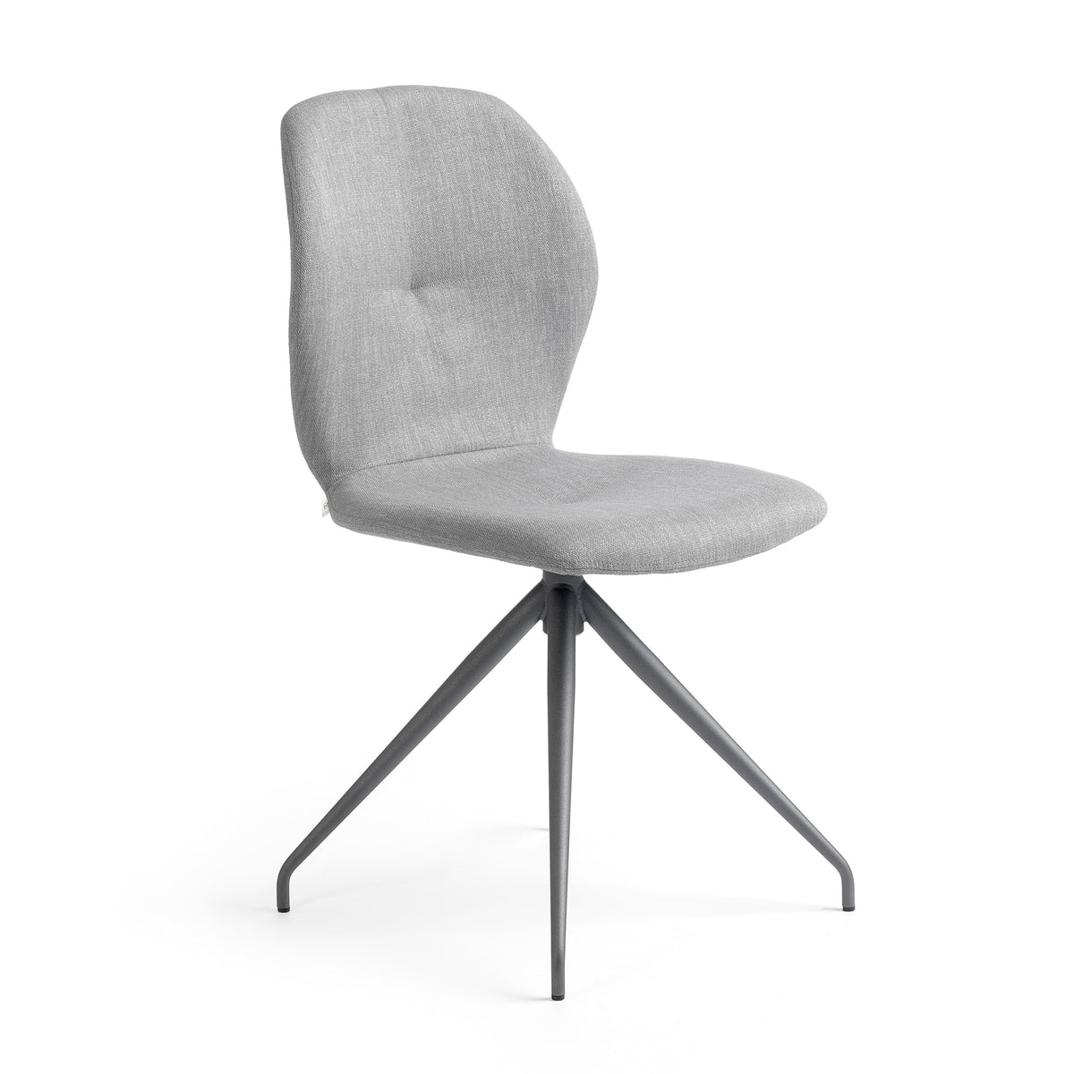 Stuhl MOOD mit Metallgestell und Stoffbezug