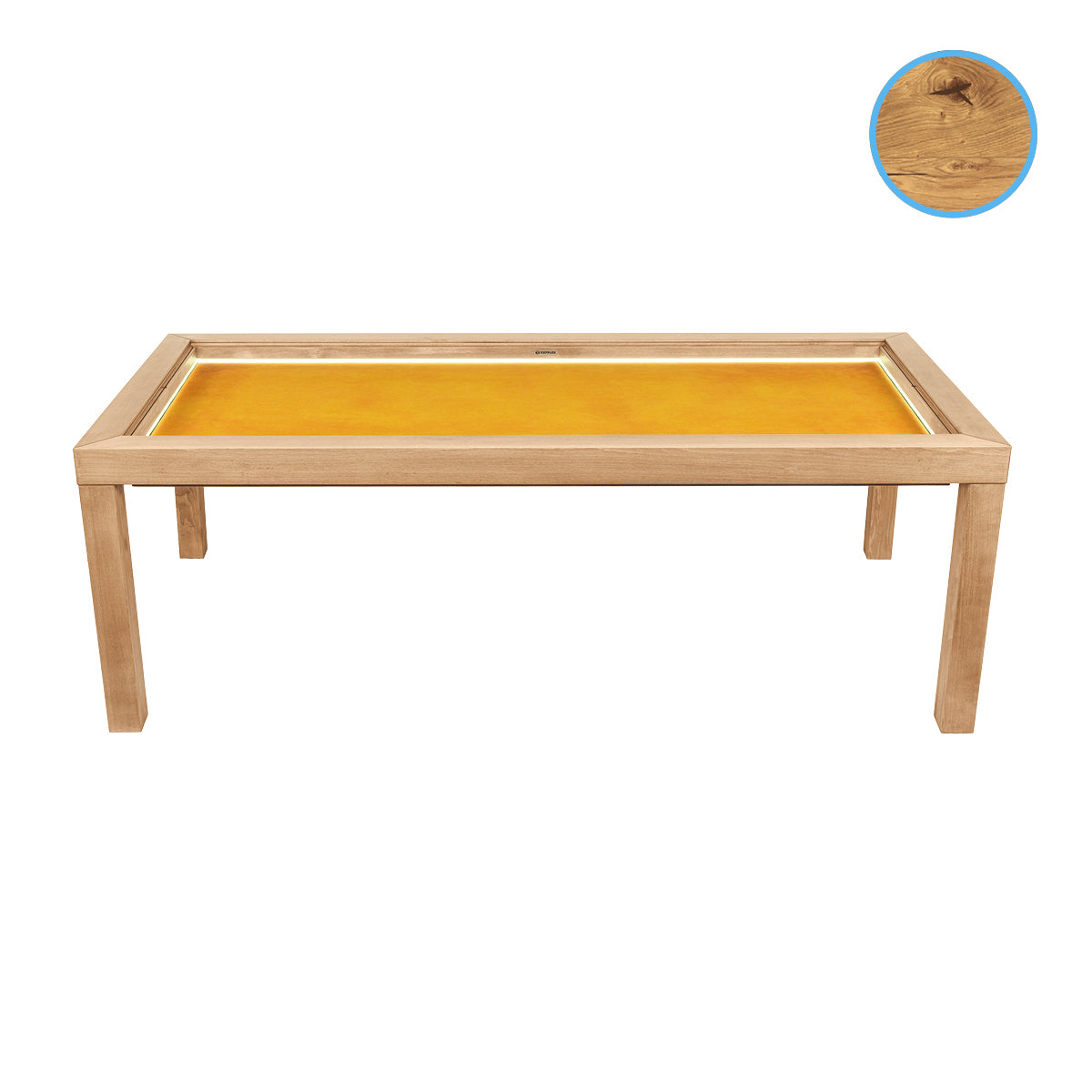 Brettspieltisch MAXIM XXL (Asteiche Natur)