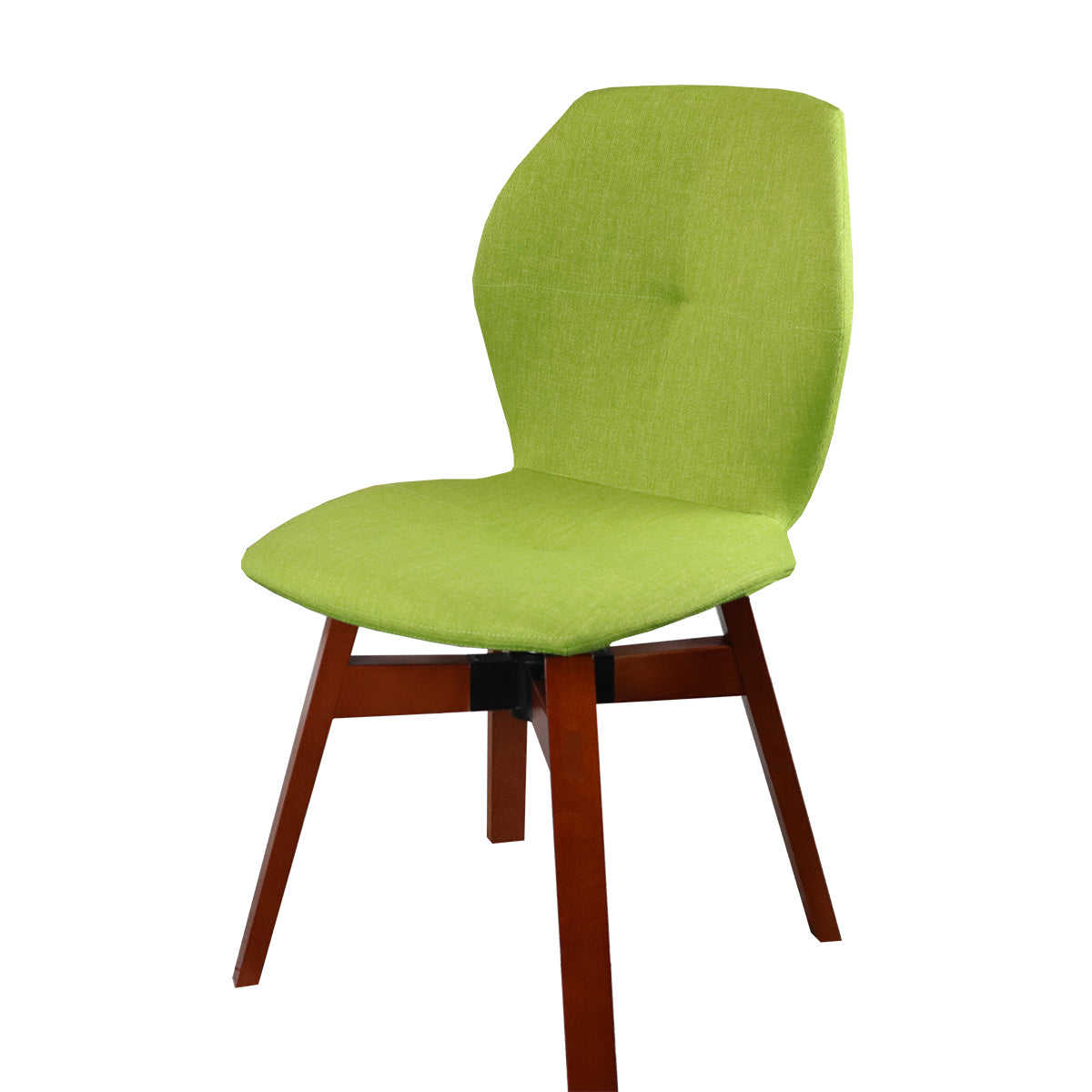 Stuhl MOOD mit Holzgestell 360° drehbar und Stoffbezug