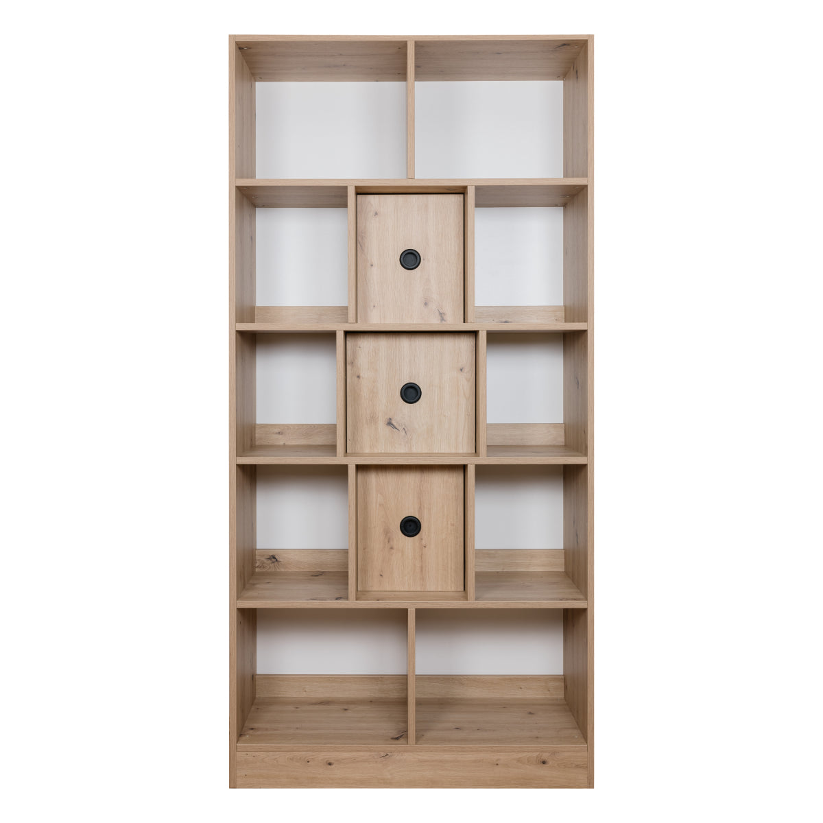 Brettspielregal EXAKT S High5 mit Türen (Asteiche) [inkl. Lieferung & Aufbau]