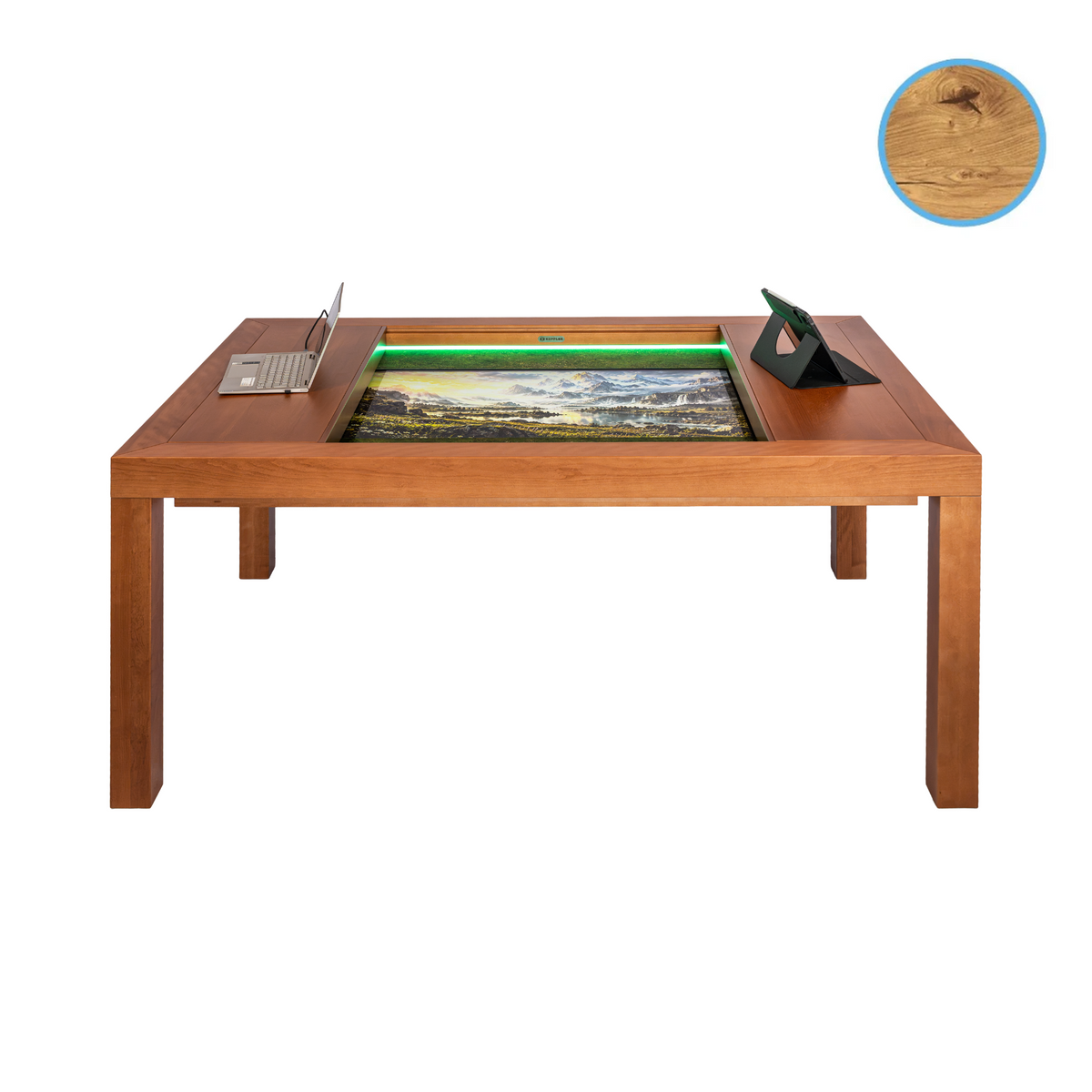 MAXIM Vision Classic XL Spieltisch (Asteiche Natur)