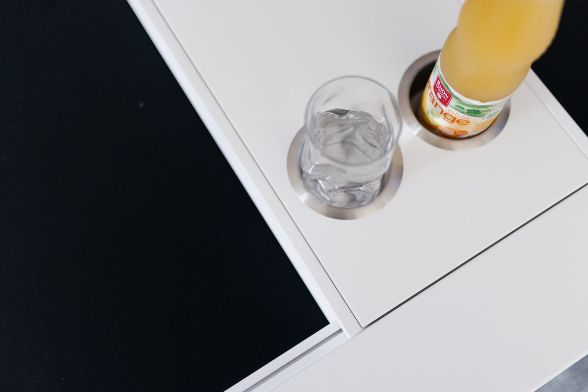 Getränkehalterplatte 4er passend für alle Kapplex Spieltische