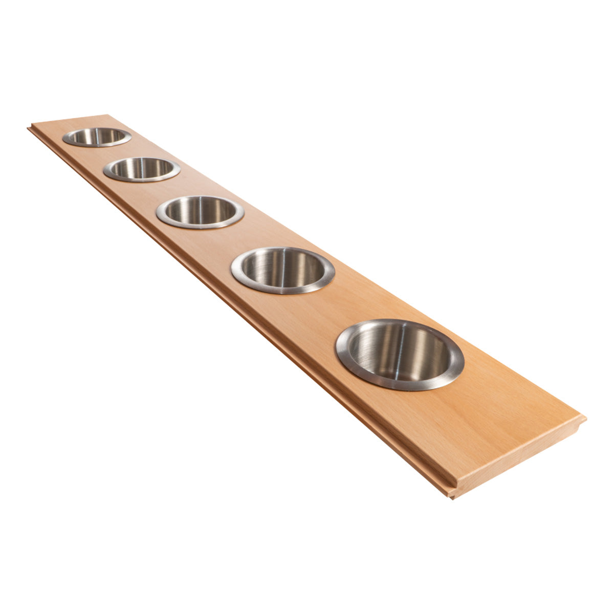 Getränkehalterplatte 5er passend für alle Kapplex Spieltische