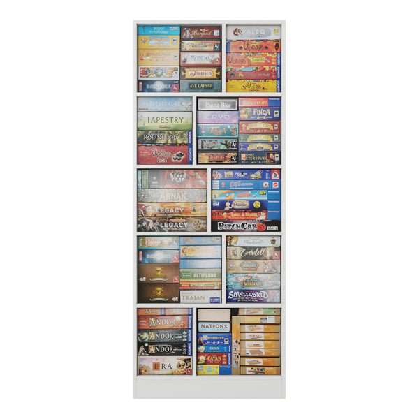 Brettspielregal EXAKT XS High5 (Unifarben) [inkl. Lieferung & Aufbau]