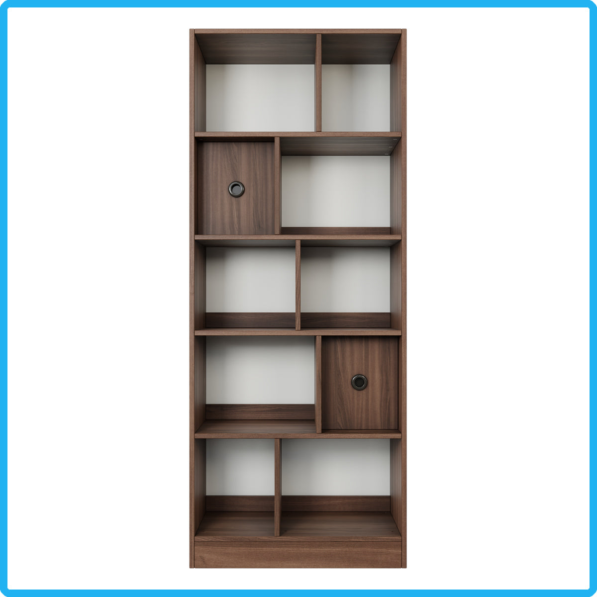 Brettspielregal EXAKT XS High5 (Holzfarben) [inkl. Lieferung & Aufbau]