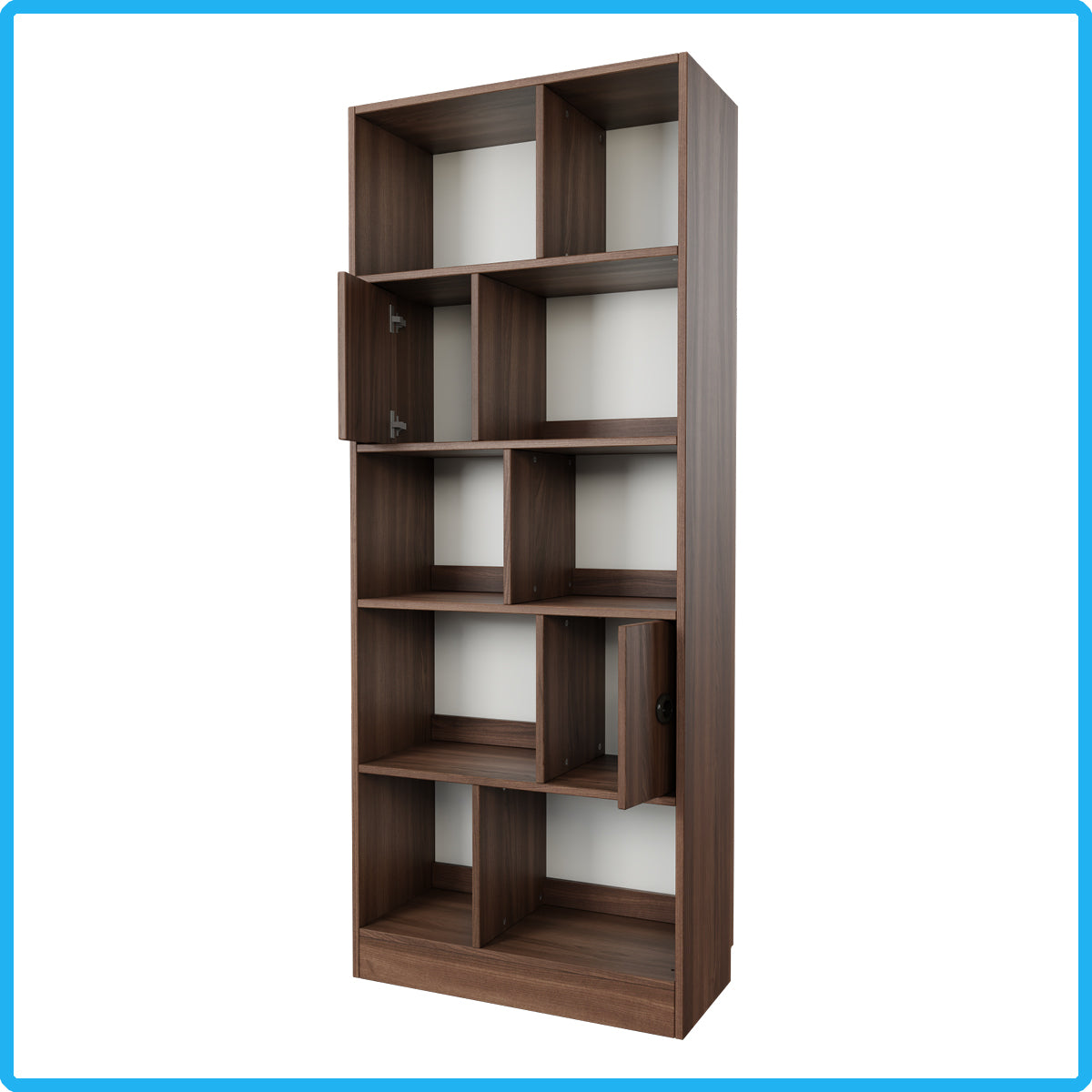 Brettspielregal EXAKT XS High5 (Holzfarben) [inkl. Lieferung & Aufbau]