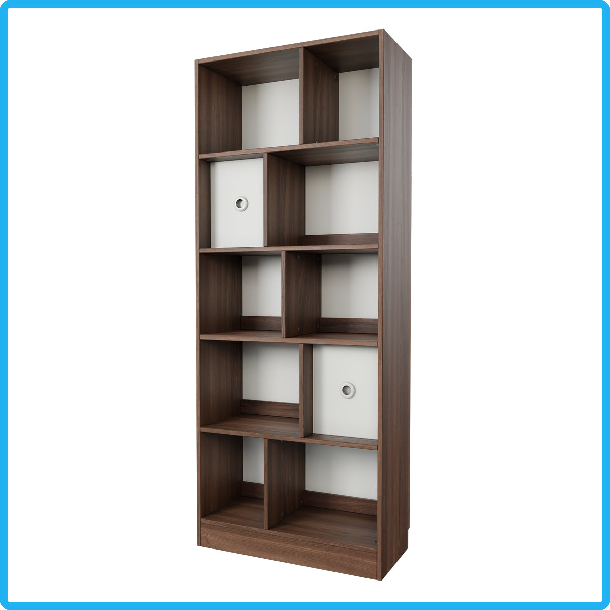 Brettspielregal EXAKT XS High5 (Holzfarben) [inkl. Lieferung & Aufbau]