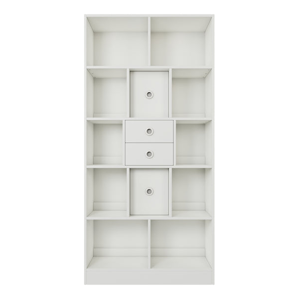 Brettspielregal EXAKT S High5 mit Schubkästen/Türen vertikal (Unifarben) [inkl. Lieferung & Aufbau]