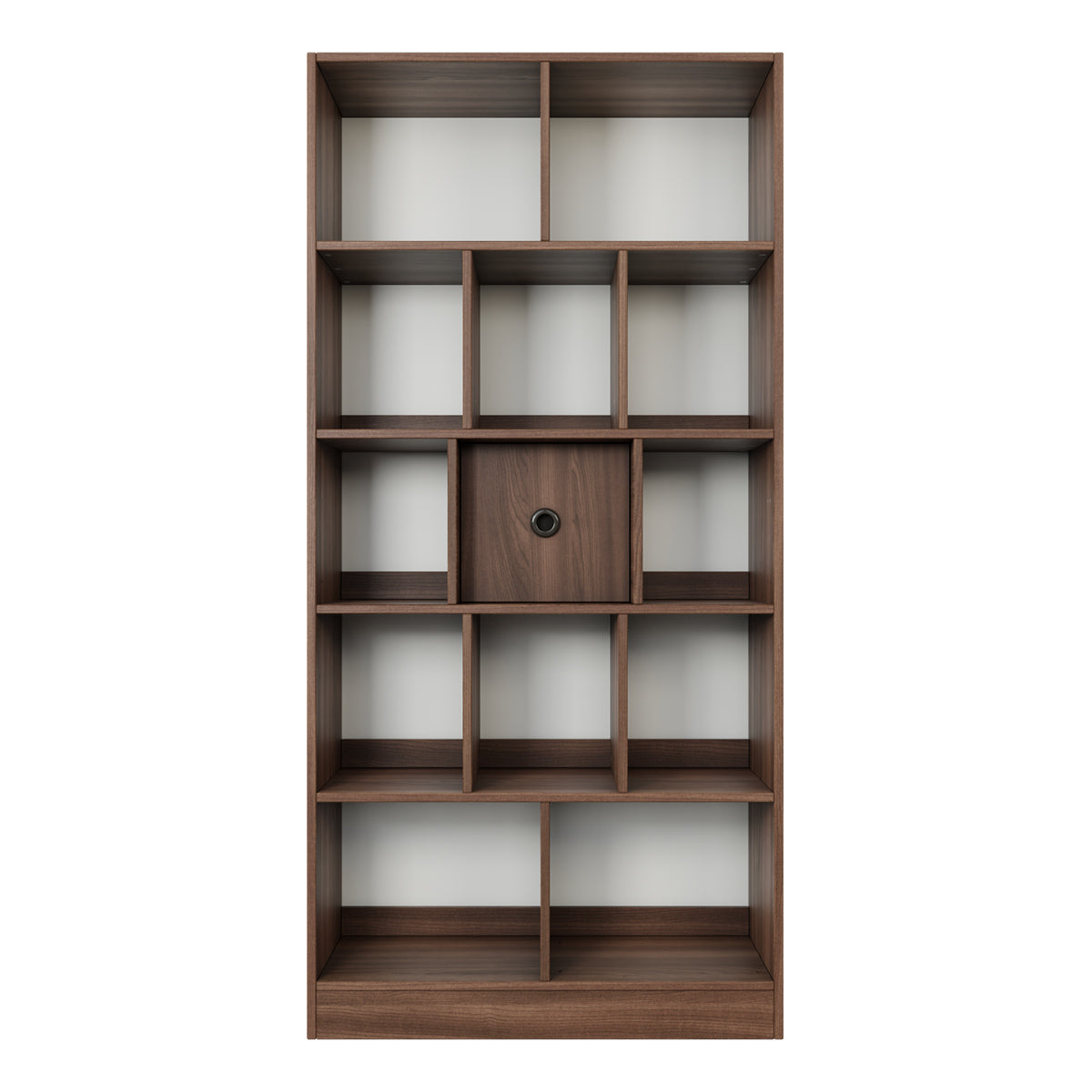 Brettspielregal EXAKT S High5 mit Türen (Holzfarben) [inkl. Lieferung & Aufbau]