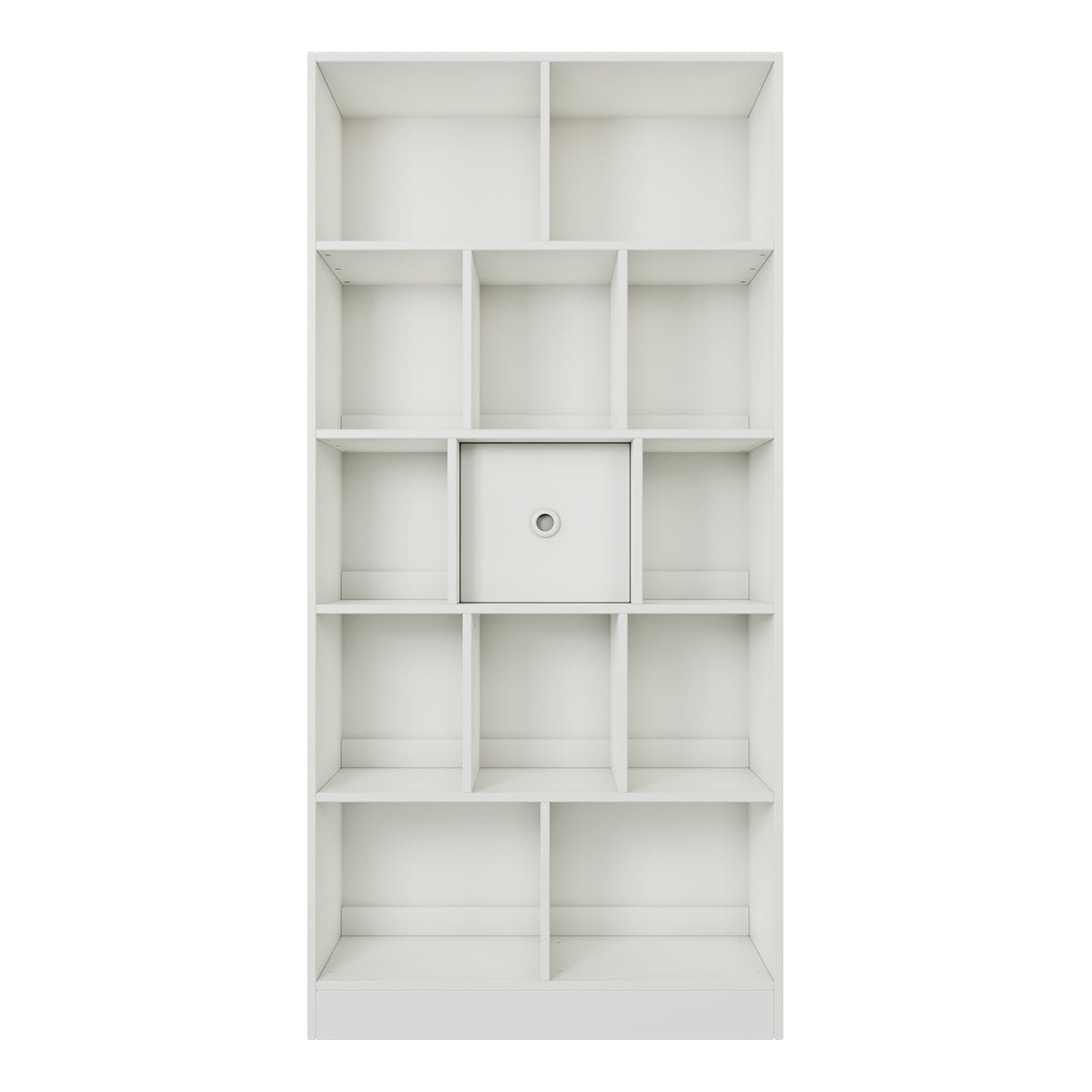 Brettspielregal EXAKT S High5 mit Türen (Unifarben) [inkl. Lieferung & Aufbau]