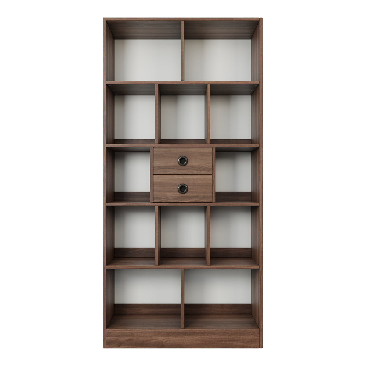 Brettspielregal EXAKT S High5 mit Schubkästen/Türen horizontal (Holzfarben) [inkl. Lieferung & Aufbau]