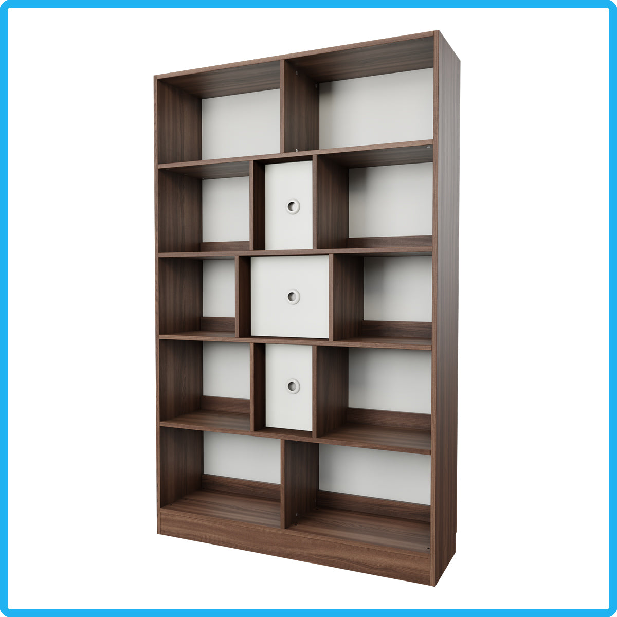 Brettspielregal EXAKT Original High5 (Holzfarben) [inkl. Lieferung & Aufbau]