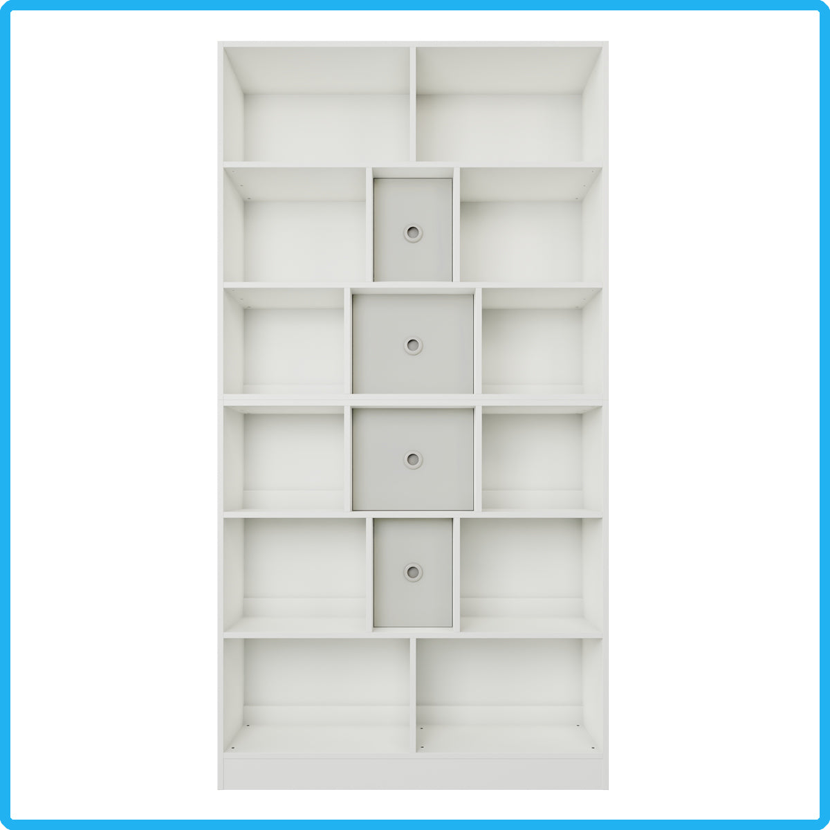 Brettspielregal EXAKT Original High6 (Unifarben) [inkl. Lieferung & Aufbau]